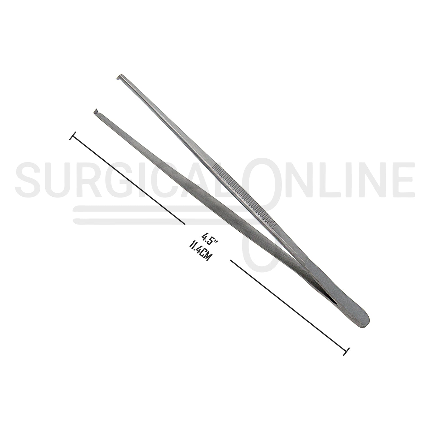 Thumb Tissue Forceps 1X2 Teeth 4.50"