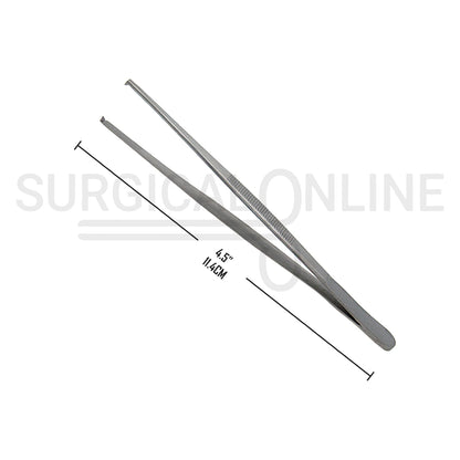 Thumb Tissue Forceps 1X2 Teeth 4.50"