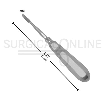 Cogswell Root Elevator #A 6.25″ Straight 4mm