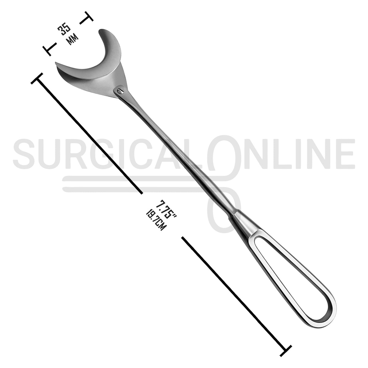 Cheek Retractor 7.75" With Swivel Blade