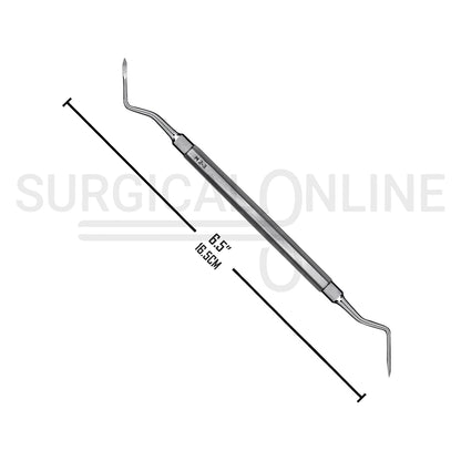 Heidbrink Root Tip Pick Elevator H2-3 Double-Ended 6.5″