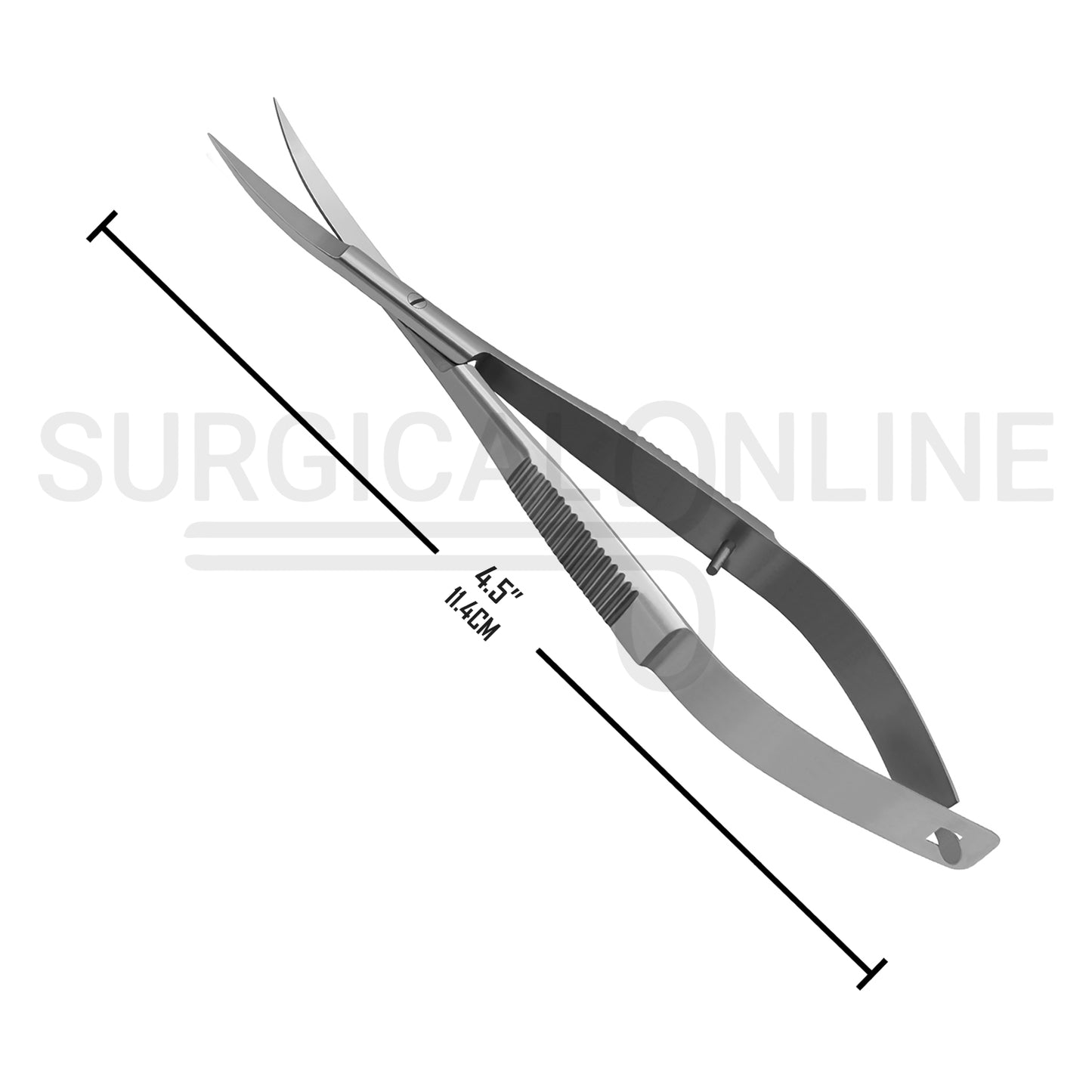 Castroviejo Micro Iris Scissors 4.5″ Curved Sharp Points