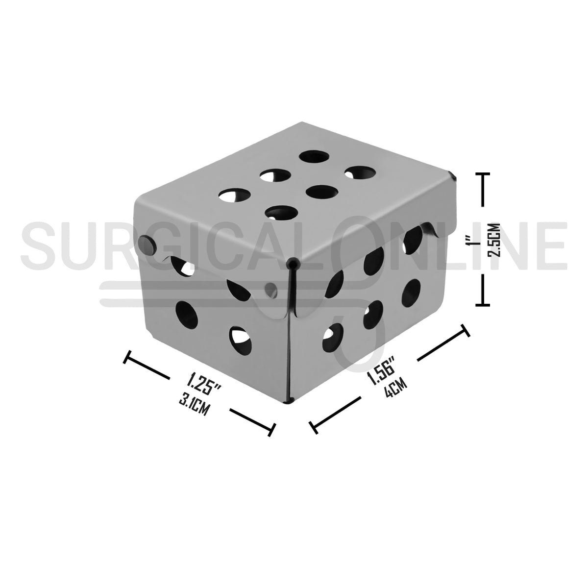 IMS Parts Box Small 1.56″ x 1.25″ x 1″ For Instrument Sterilization