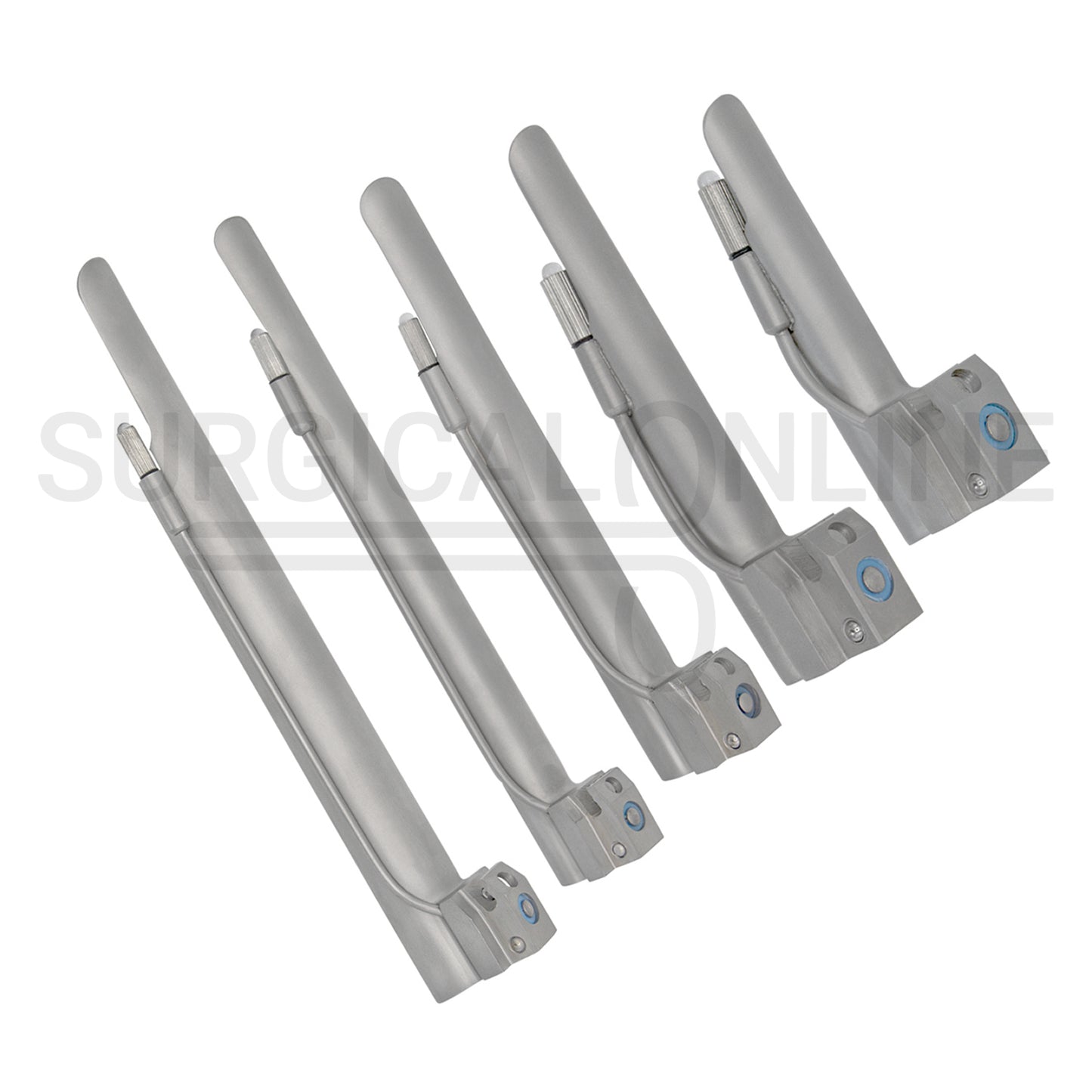 12 Pcs Conventional Laryngoscope Macintosh & Miller Complete Set