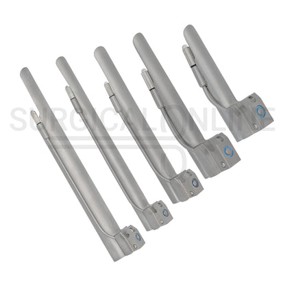 12 Pcs Conventional Laryngoscope Macintosh & Miller Complete Set