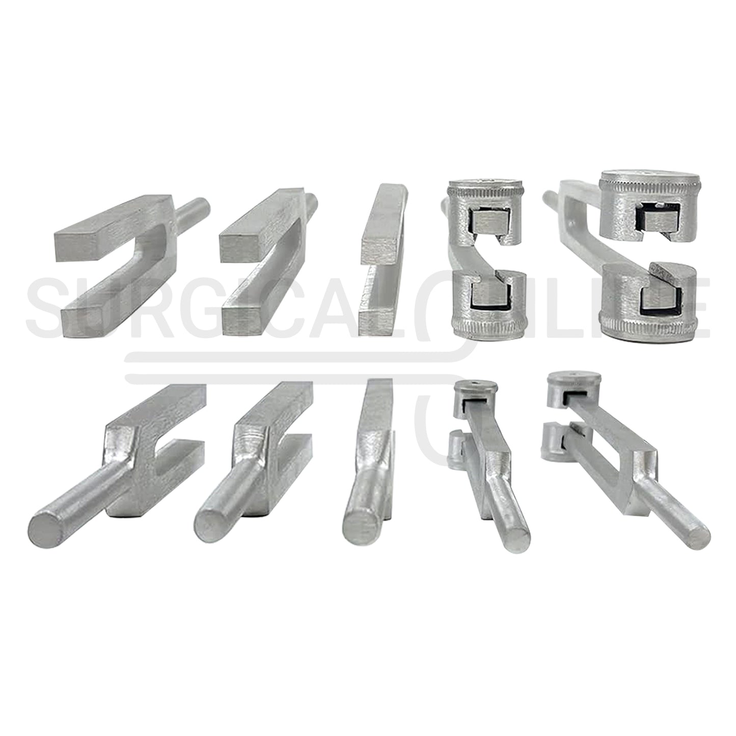 5 Pcs Tuning Fork C-128, C-256, C-512, C-1024 & C-2048 Set