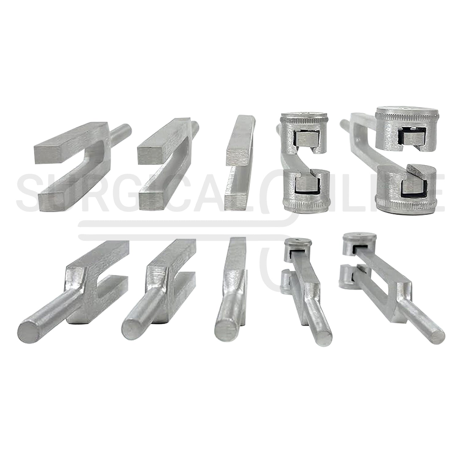 5 Pcs Tuning Fork C-128, C-256, C-512, C-1024 & C-2048 Set