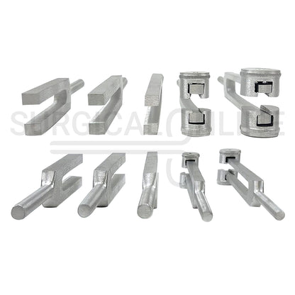 5 Pcs Tuning Fork C-128, C-256, C-512, C-1024 & C-2048 Set