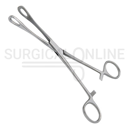 Foerster Sponge Forceps Serrated Straight 9.50"