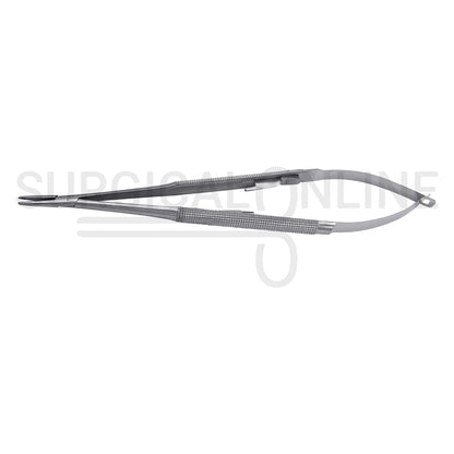 Castroviejo Needle Holder 7.00″ Straight Serrated Tip With Lock