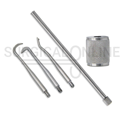 Morrel Crown Remover With 3 Attachment Tips Set