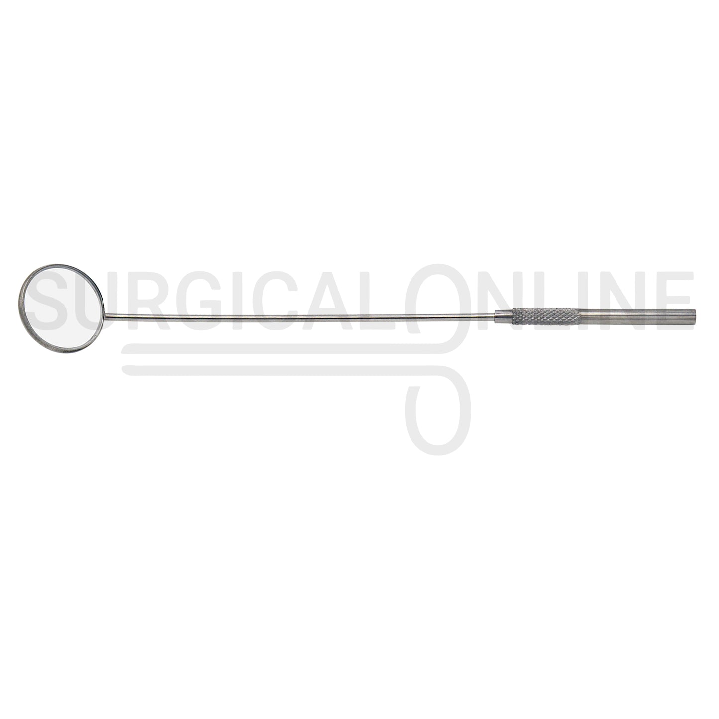 Laryngeal Mirror #7 28mm Angled Mirror With Grip Handle 8"