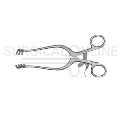 Weitlaner Self-Retaining Retractor 3X4 Prong Sharp 4.50"