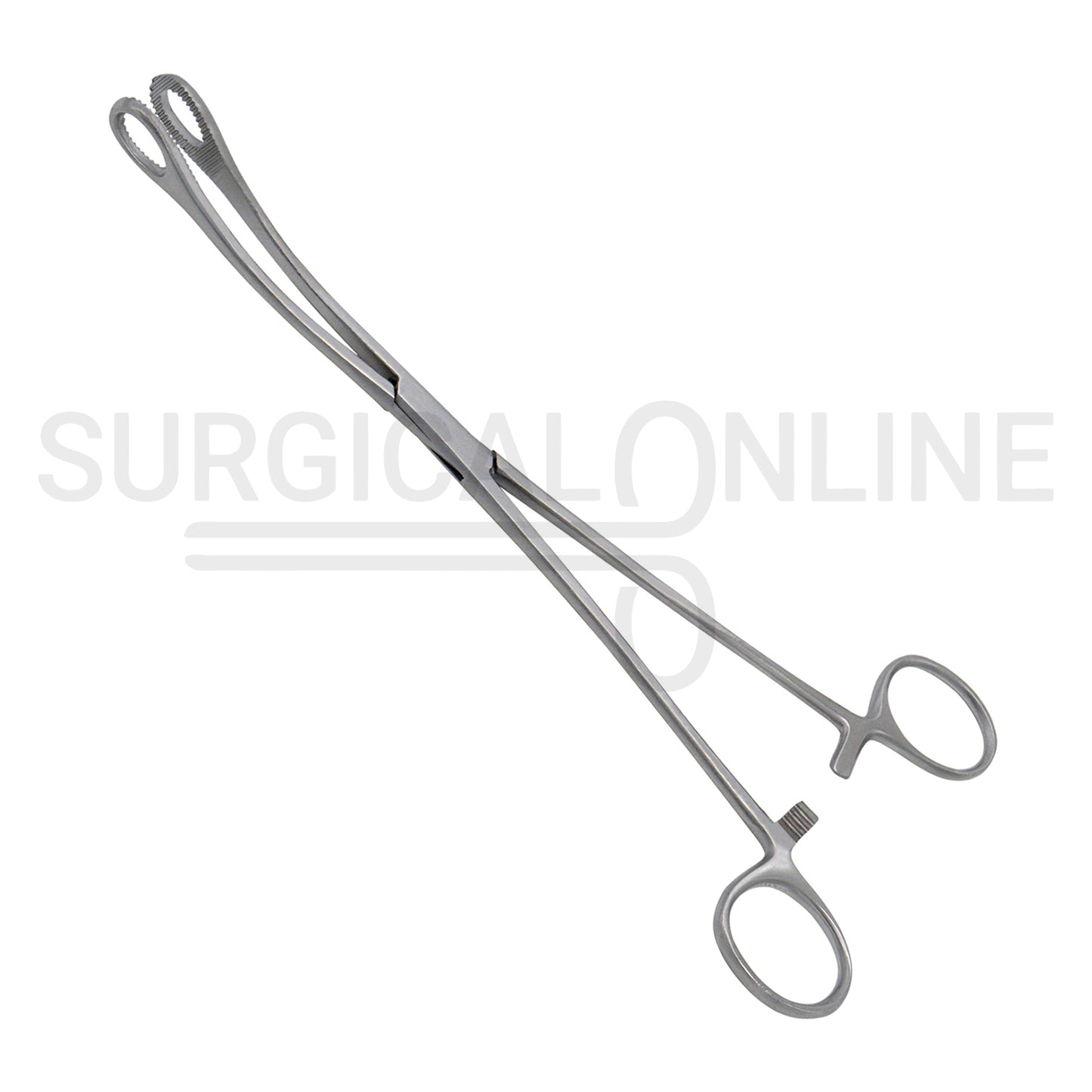 Foerster Sponge Forceps Serrated Curved 7.00"