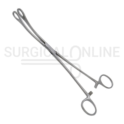 Foerster Sponge Forceps Serrated Curved 7.00"
