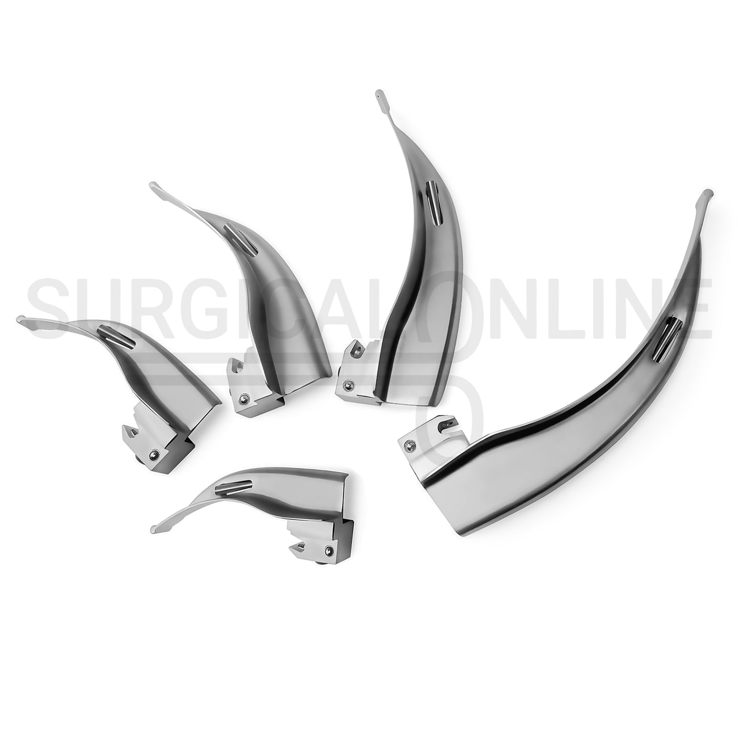 12 Pcs Fiber Optic Laryngoscope Macintosh & Miller Complete Set