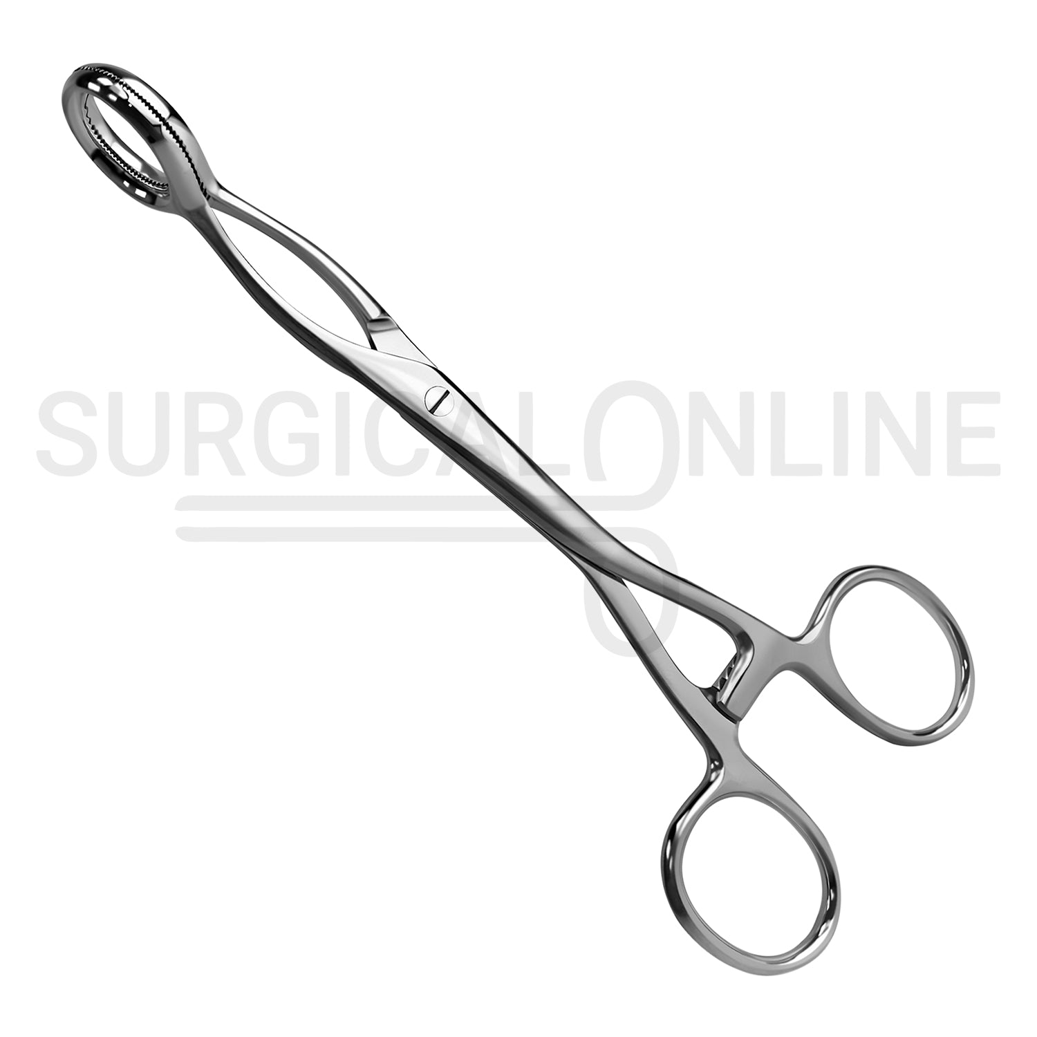 Collin Tongue Seizing Forceps 6.75″ With 25mm Wide Jaws