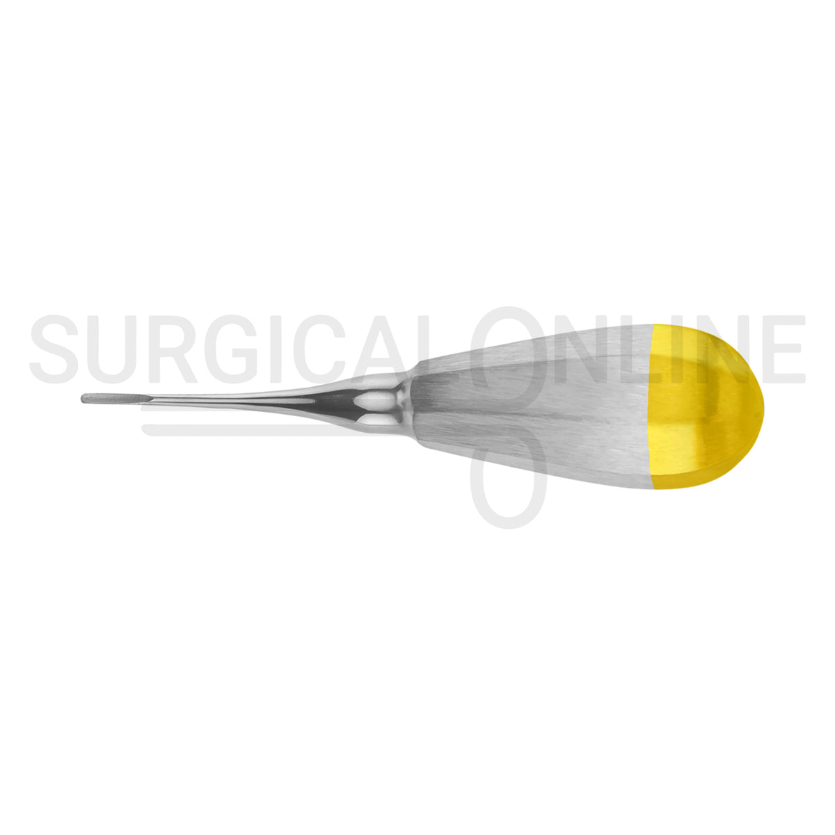 Luxating Elevator 2mm Straight Tip 5″ Half Gold Handle