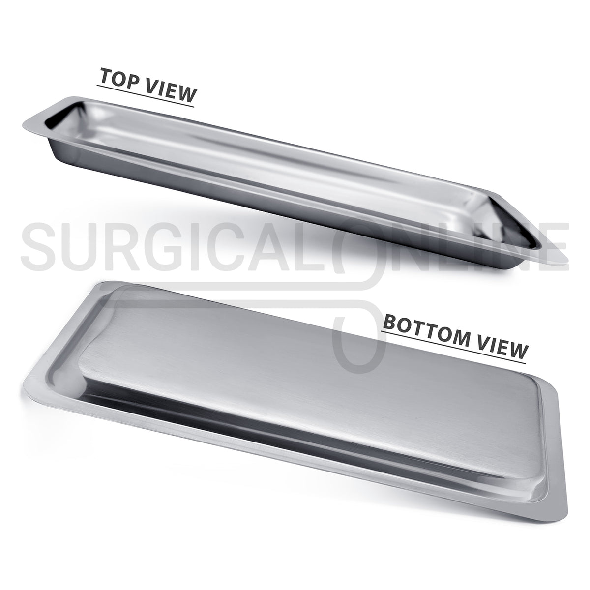 Flat Mayo Tray 14″ × 10″ for Sterile Instruments