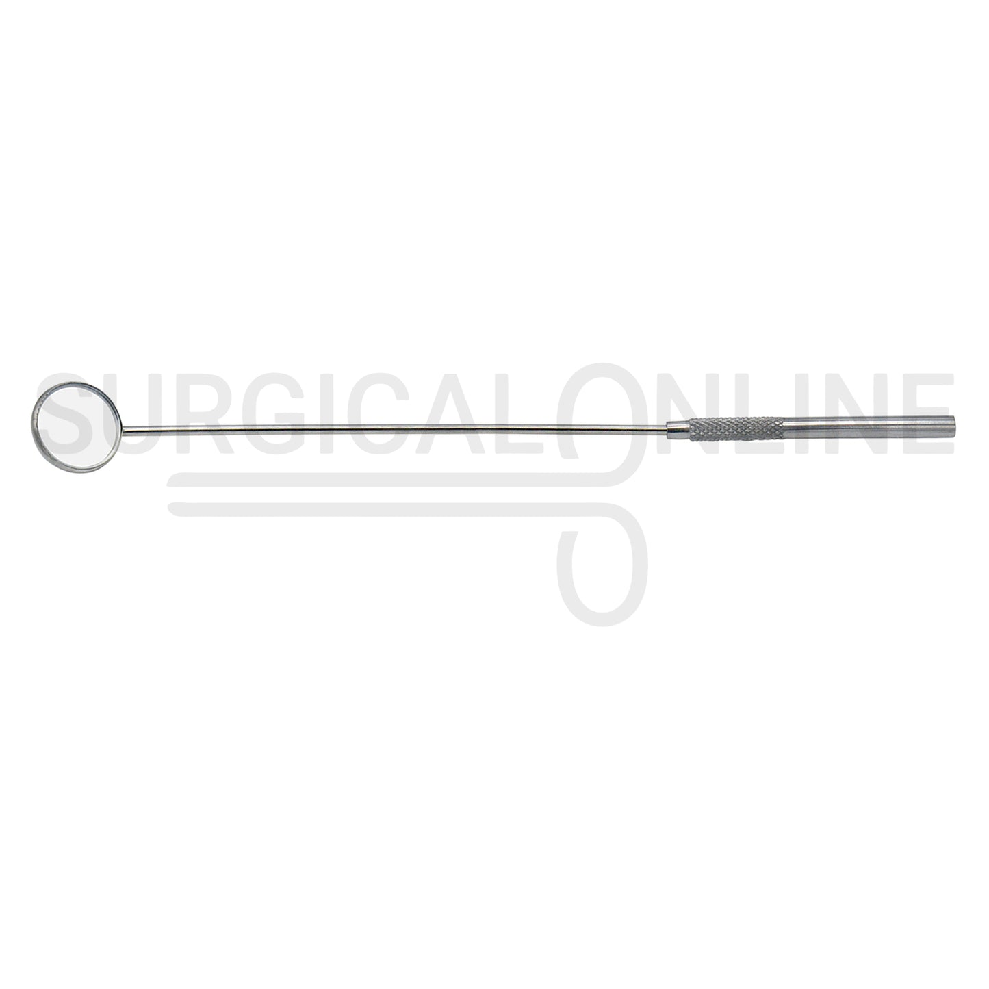 Laryngeal Mirror #3 20mm Angled Mirror With Grip Handle 8"