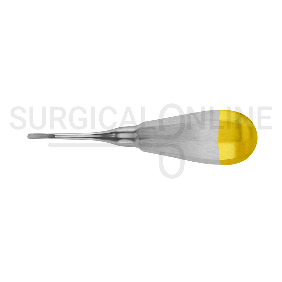 Luxating Elevator 3mm Straight Tip 5″ Half Gold Handle