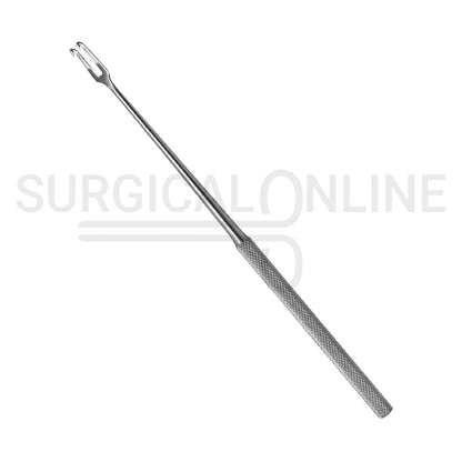 Joseph Skin Hook Single Ended Sharp 2 Prong 2mm 6.25"