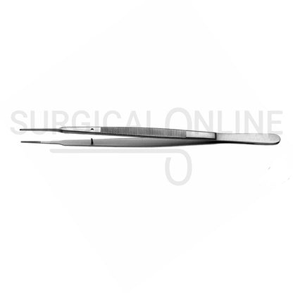 Gerald Dressing Forceps Serrated Tips 7.00"