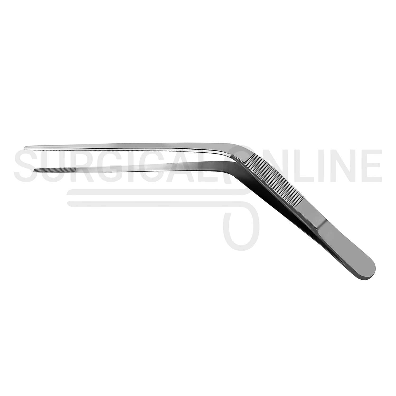 Wilde Dressing Forceps 5.00" Angular Serrated Tips