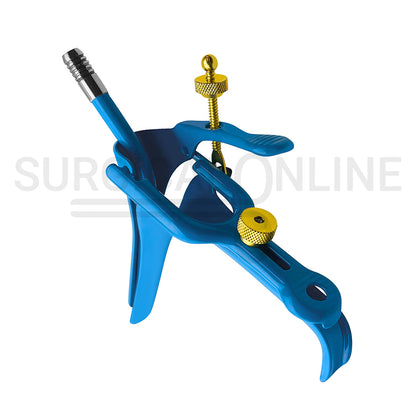 LLETZ LEEP Pederson Vaginal Speculum Blue Coated Medium