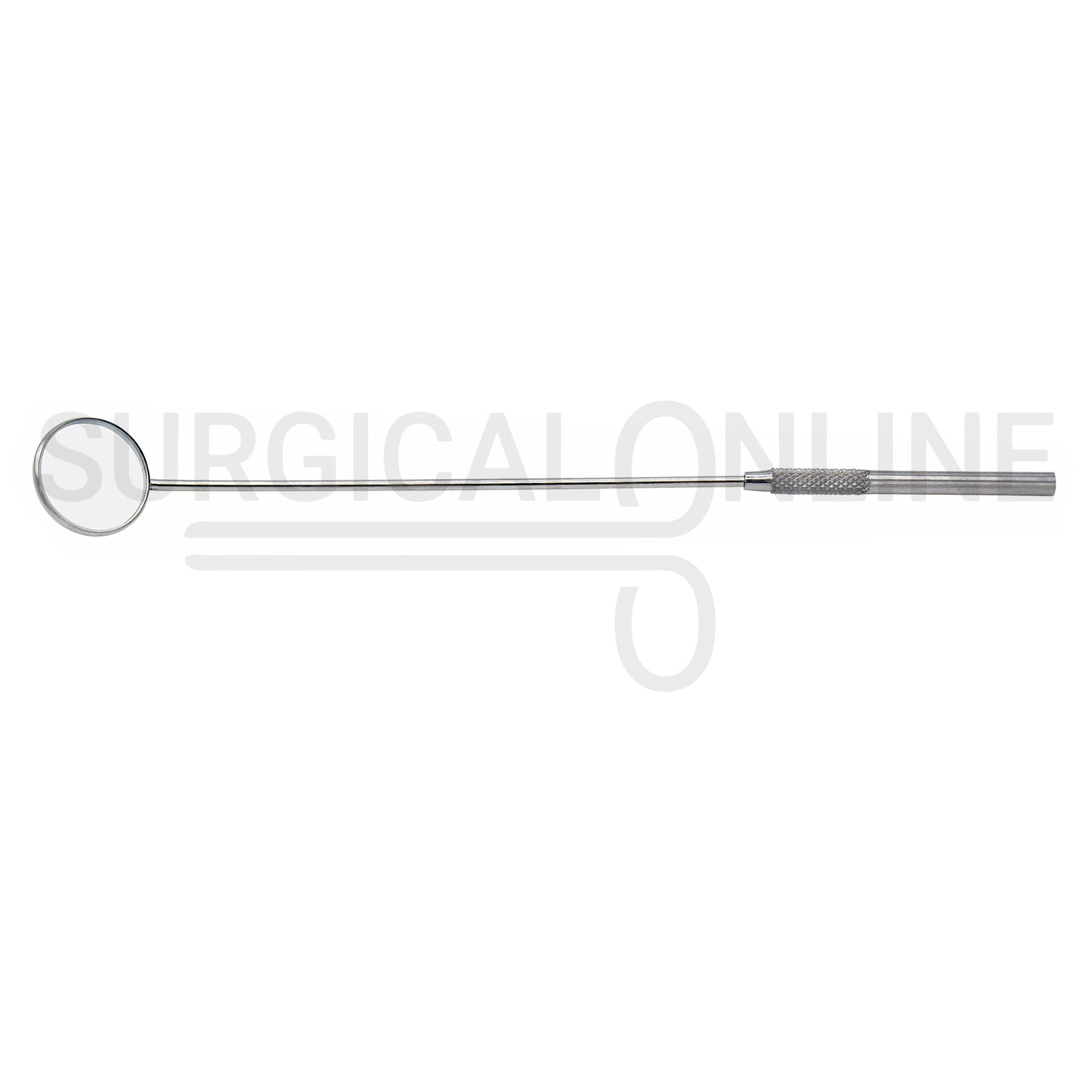 Laryngeal Mirror #5 24mm Angled Mirror With Grip Handle 8"