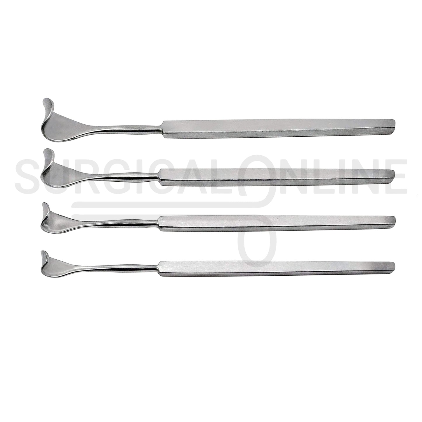 4 Pcs Desmarres Eyelid Retractor 5.5″ Size-1, 2, 3, & 4 Set