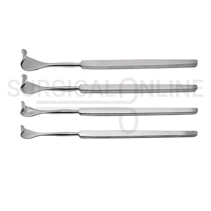 4 Pcs Desmarres Eyelid Retractor 5.5″ Size-1, 2, 3, & 4 Set