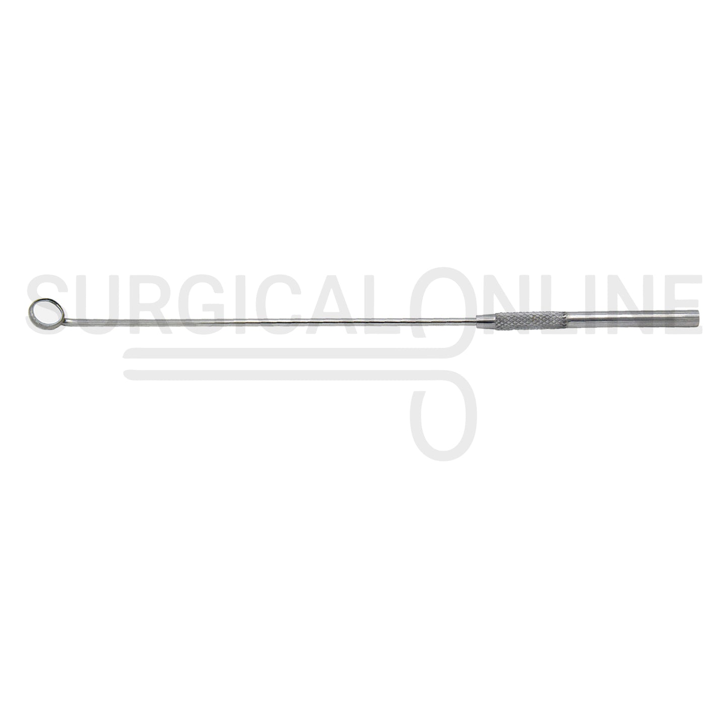 Laryngeal Mirror #000 10mm Angled Mirror With Grip Handle 7.6″