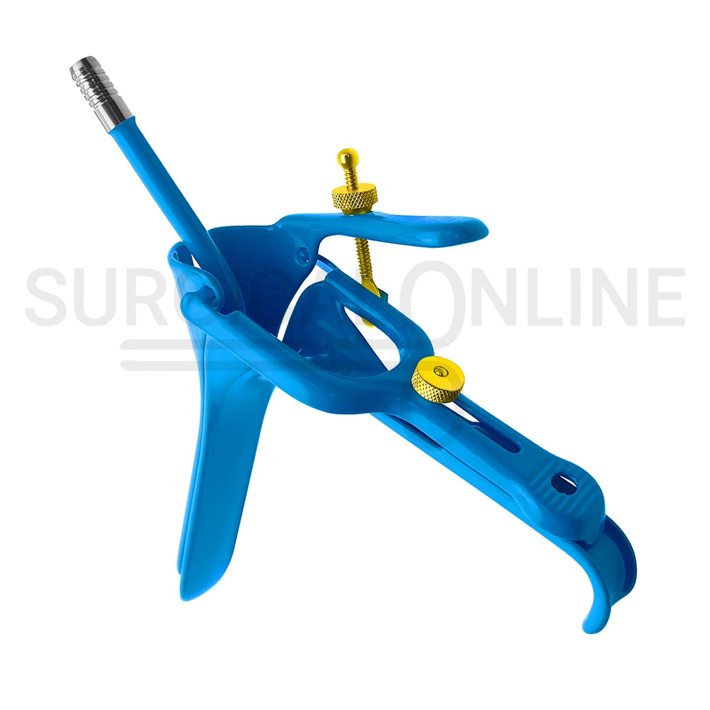 LLETZ LEEP Pederson Vaginal Speculum Blue Coated Large