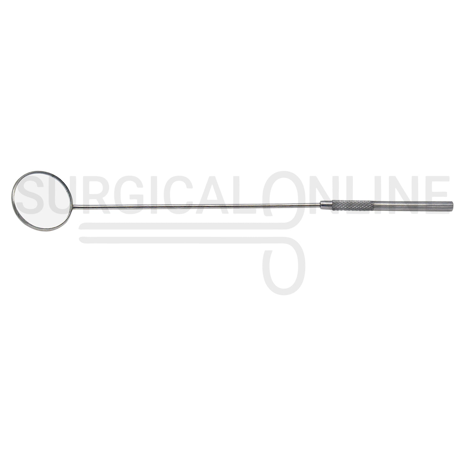 Laryngeal Mirror #8 30mm Angled Mirror With Grip Handle 8.25"