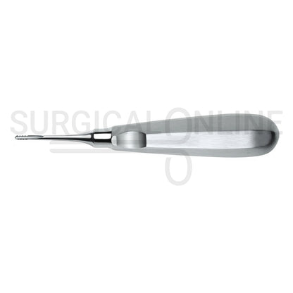 Serrated Dental Elevator 2mm Tip 6″