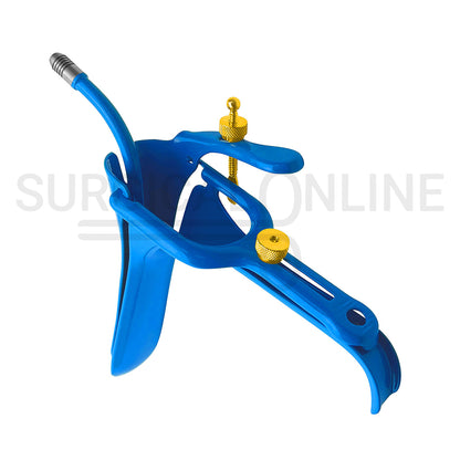 LLETZ LEEP Graves Vaginal Speculum Blue Coated Medium 4.5″ × 5.5″ Blade