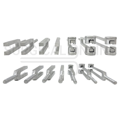 7 Pcs Tuning Fork C64, C128, C256, C512, C1024, C2048 & C4096 Set