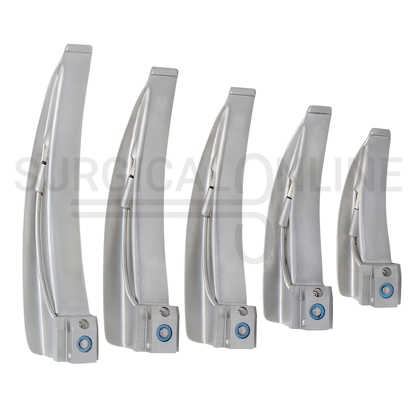 12 Pcs Conventional Laryngoscope Macintosh & Miller Complete Set