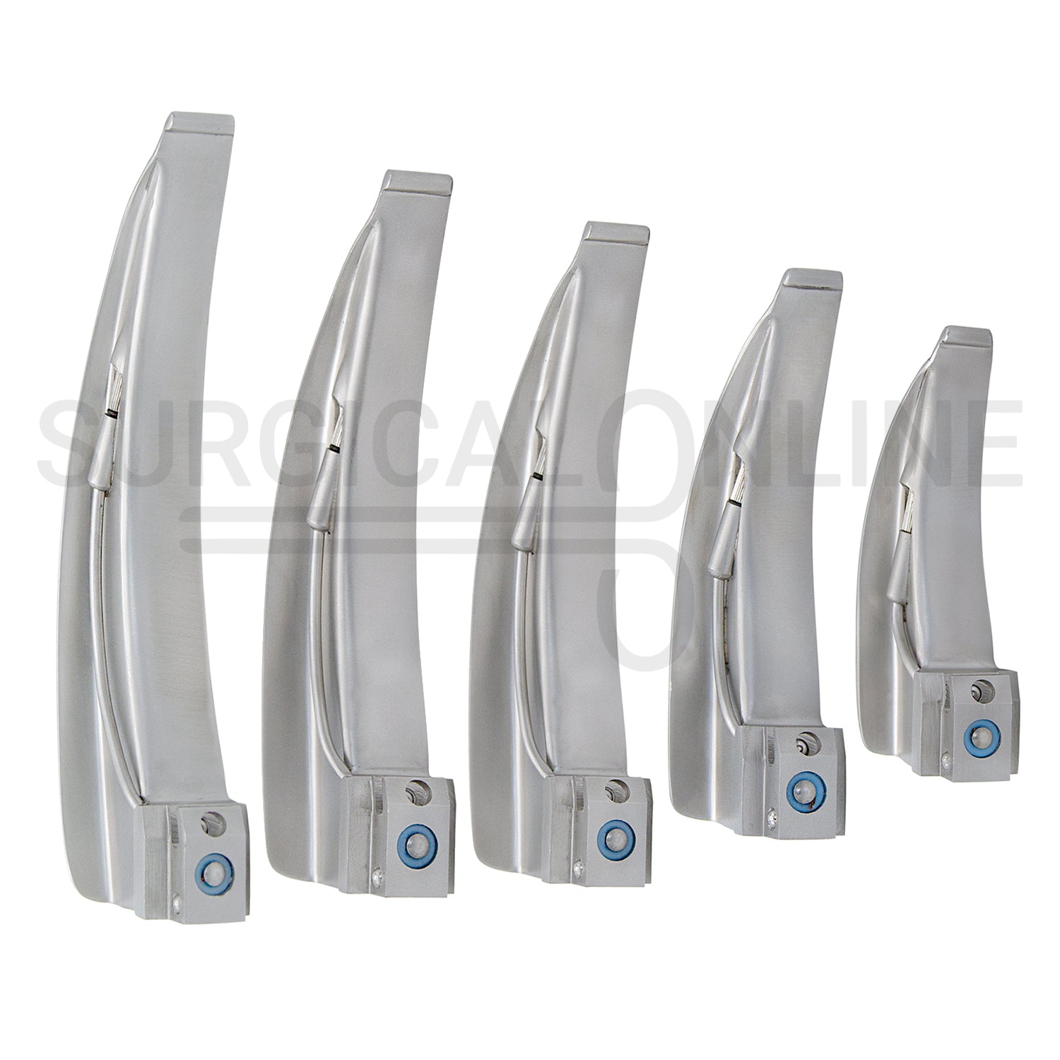12 Pcs Conventional Laryngoscope Macintosh & Miller Complete Set