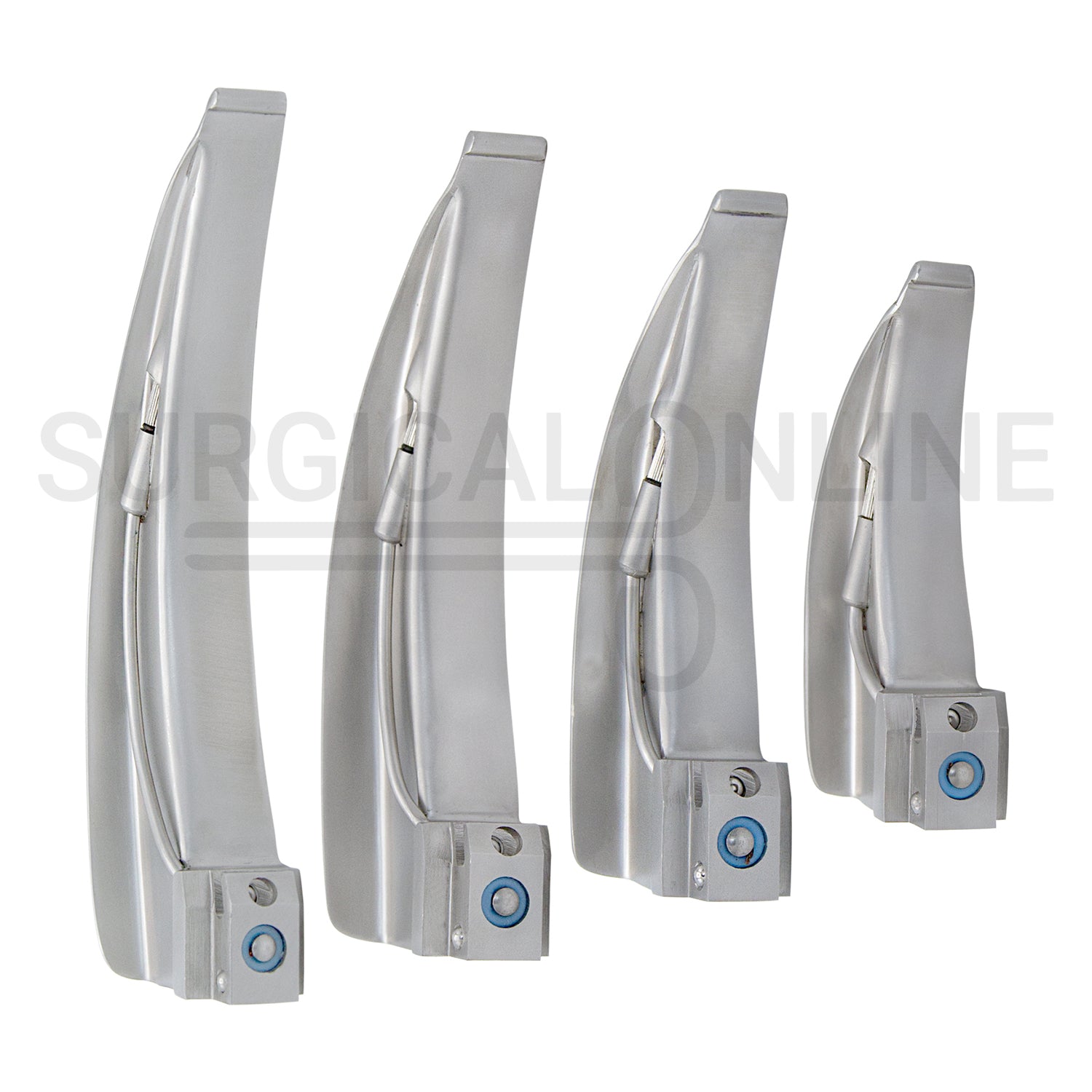 Conventional Laryngoscope Macintosh 4 Blades & 1 Handle Set