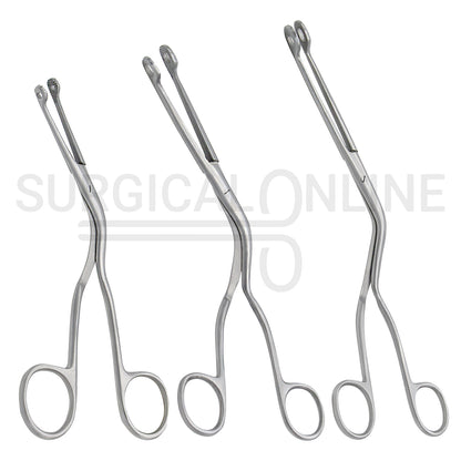 3 Pcs Magill Catheter Forceps 6", 8" & 10" Set