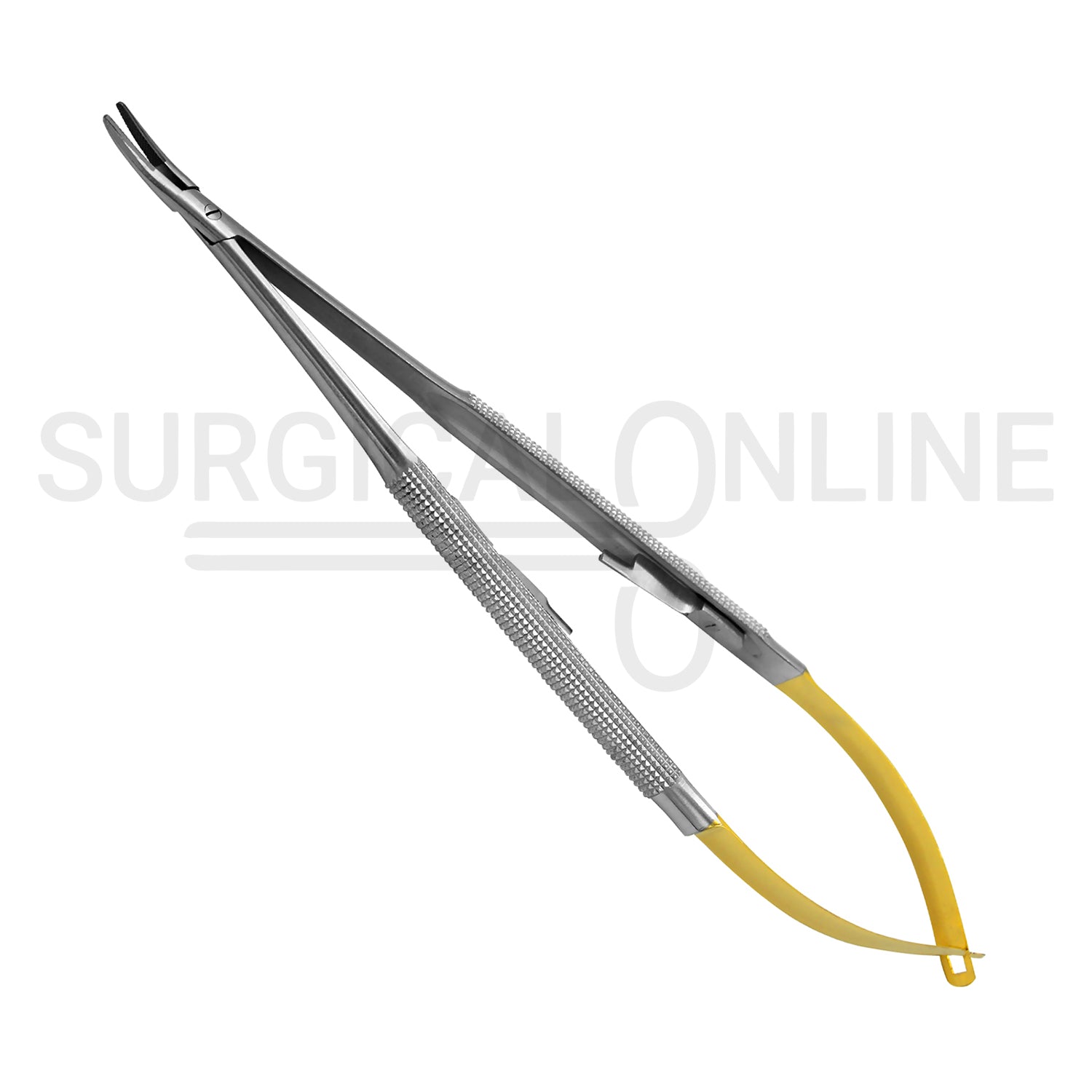 TC Castroviejo Needle Holder 5.5″ Curved With Lock