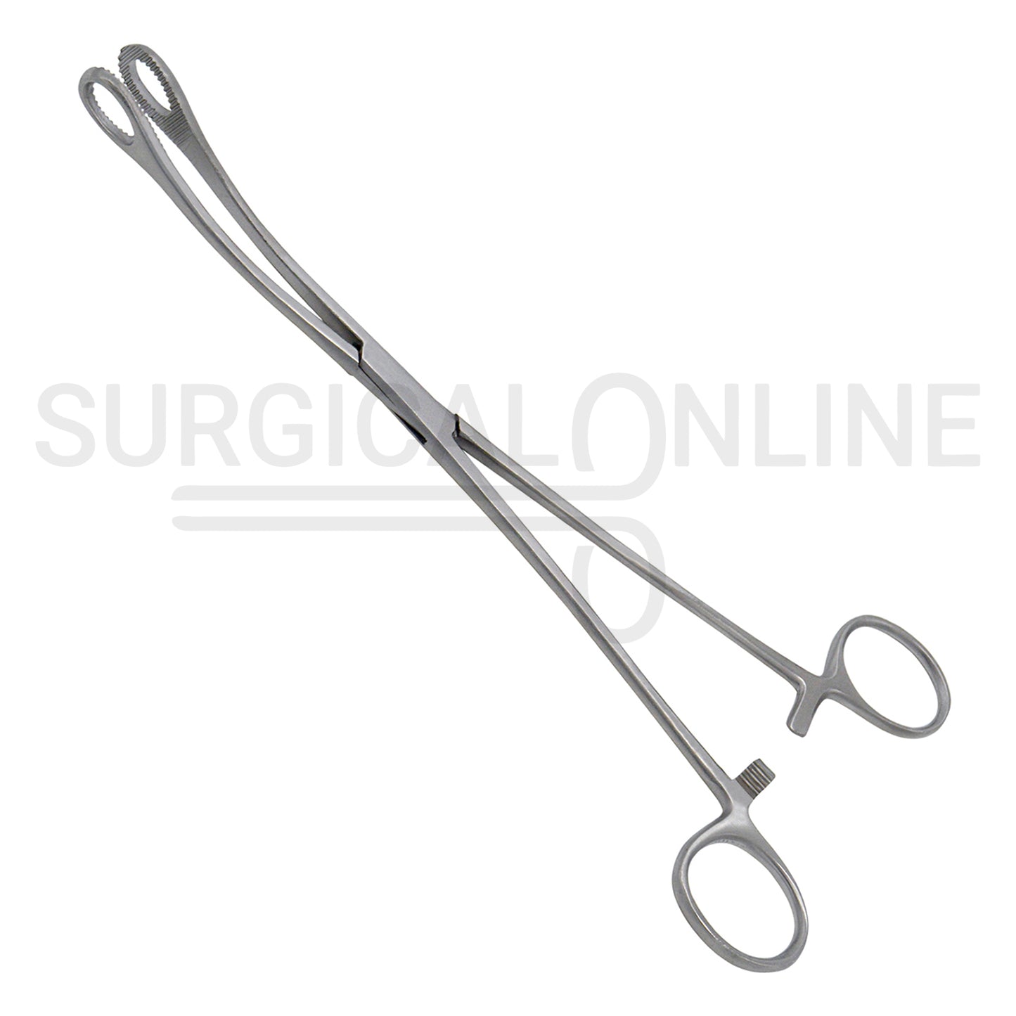 Foerster Sponge Forceps Serrated Curved 9.50"