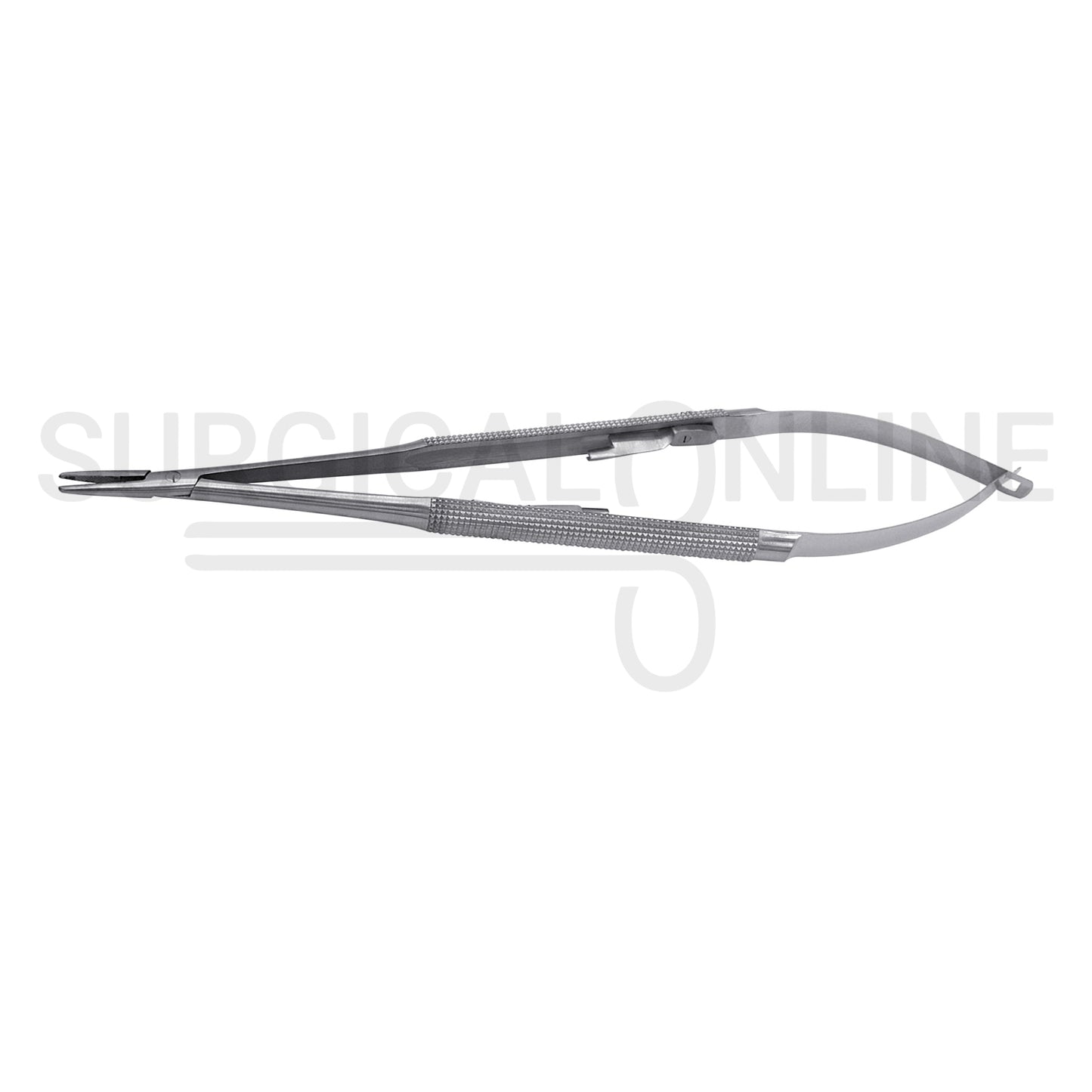 Castroviejo Needle Holder 5.5″ Straight Serrated Tip With Lock