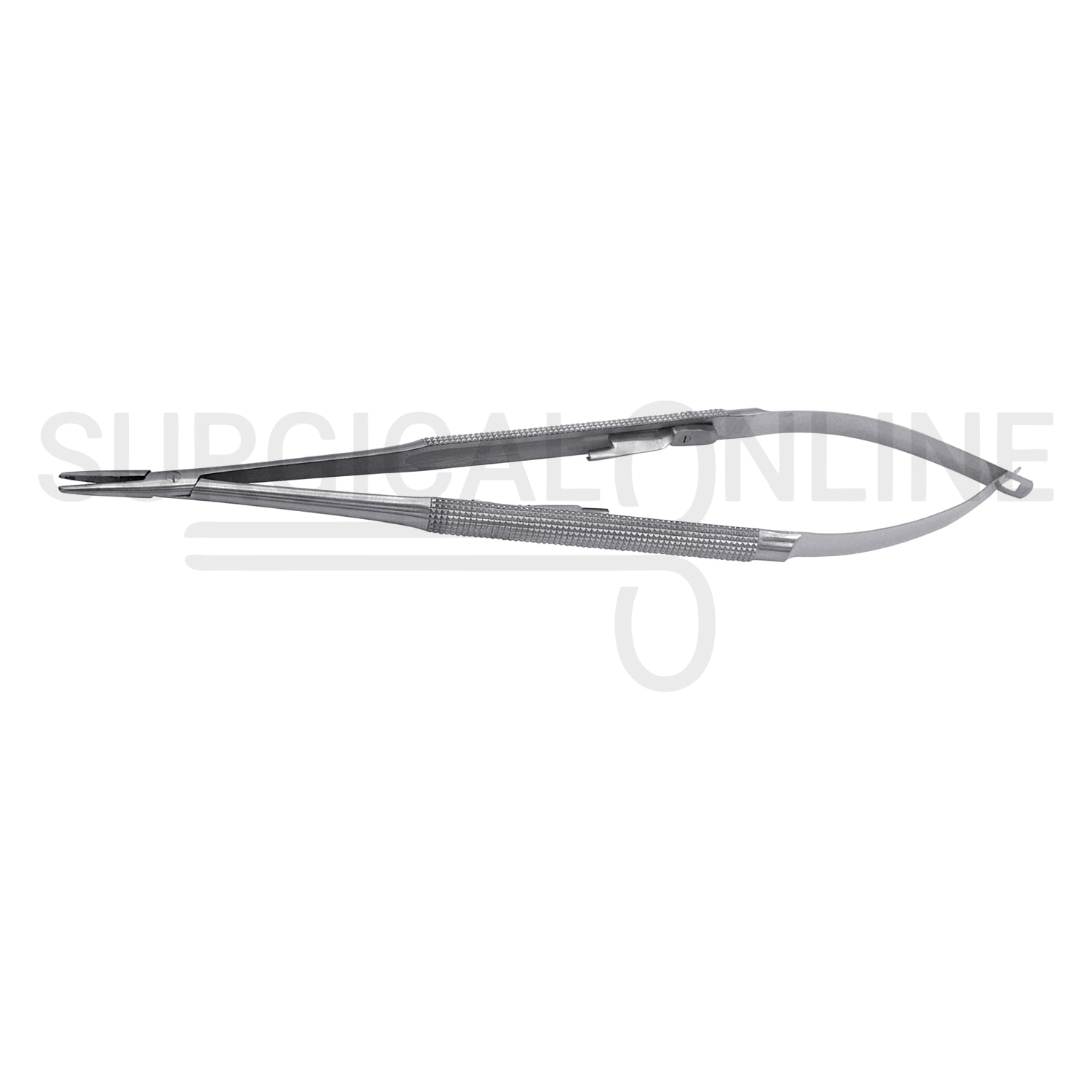 Castroviejo Needle Holder 5.5″ Straight Serrated Tip With Lock