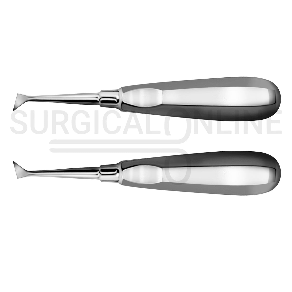 2 Pcs Cryer Root Elevator #25 Left & #26 Right Angled 6″ Set