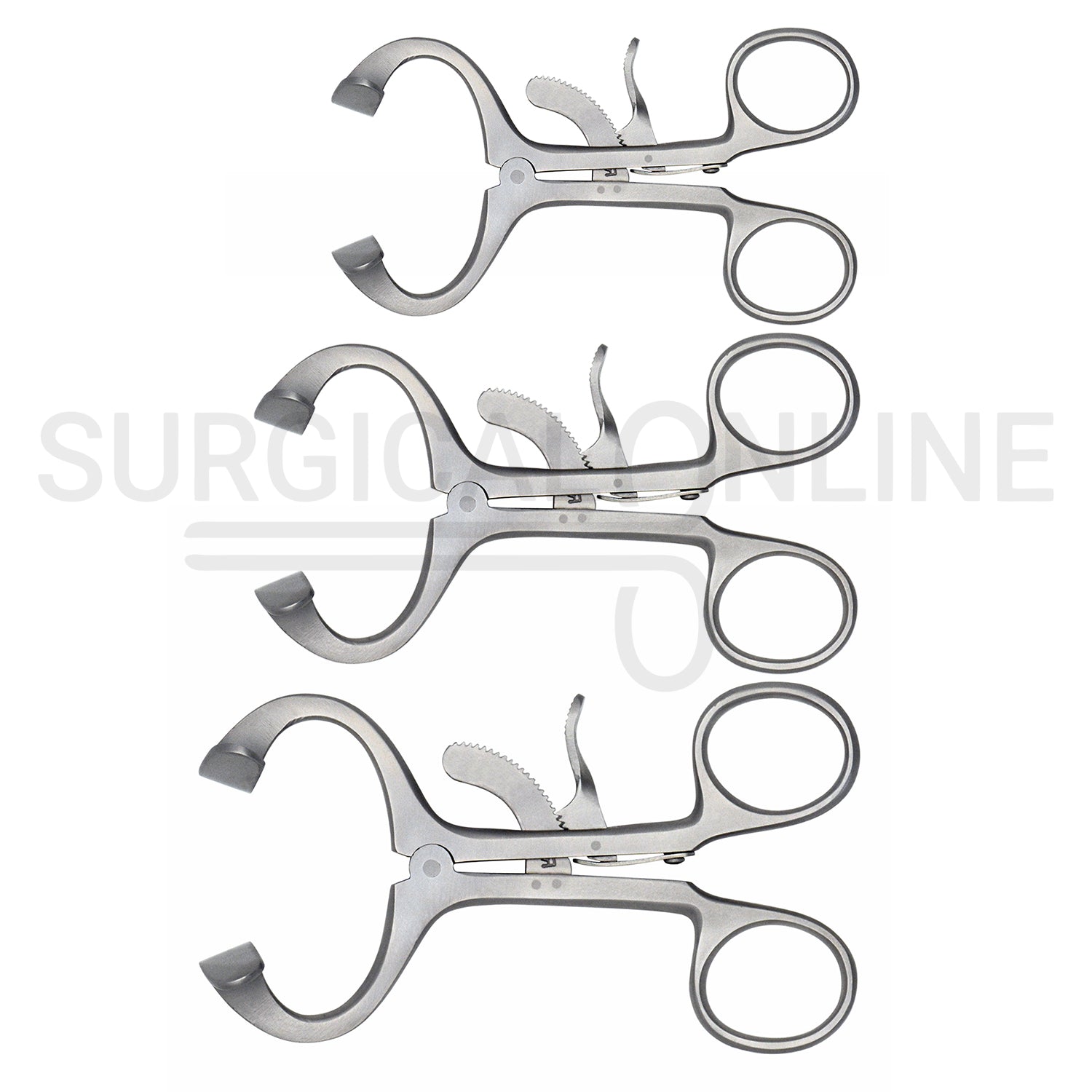 3 Pcs Molt Mouth Gag Retractor 3.5″, 4.5″ & 5.5″ Set