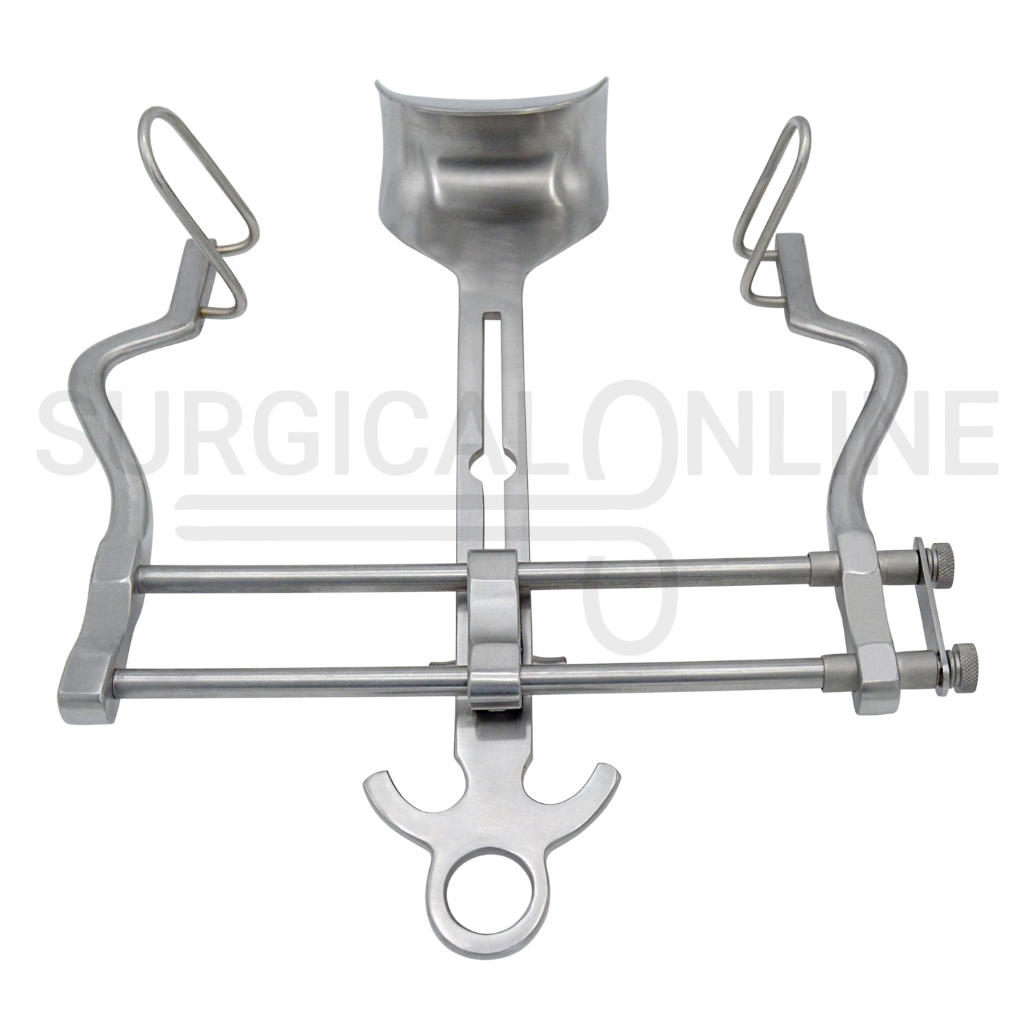 Balfour Abdominal Retractor 10.00" Spread With Fenestrated Blades