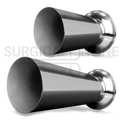 2 Pcs Forceps Jar 4″ × 5″ & 4″ × 8″ Holloware Instrument Holder Set